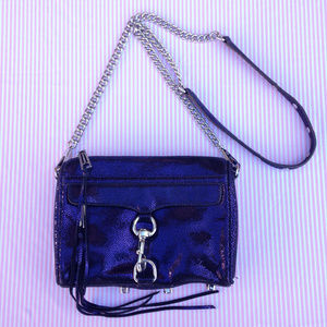 Rebecca Minkoff Mini MAC Crossbody Midnight Caviar